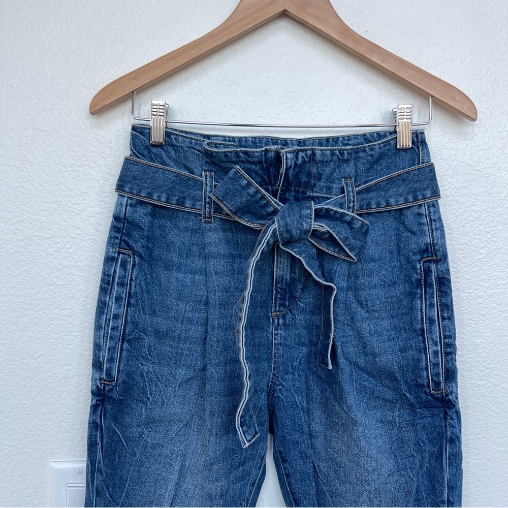 DL1961 Susie Paper Bag High Rise Tapered Jeans Size 24 - Picture 3 of 9